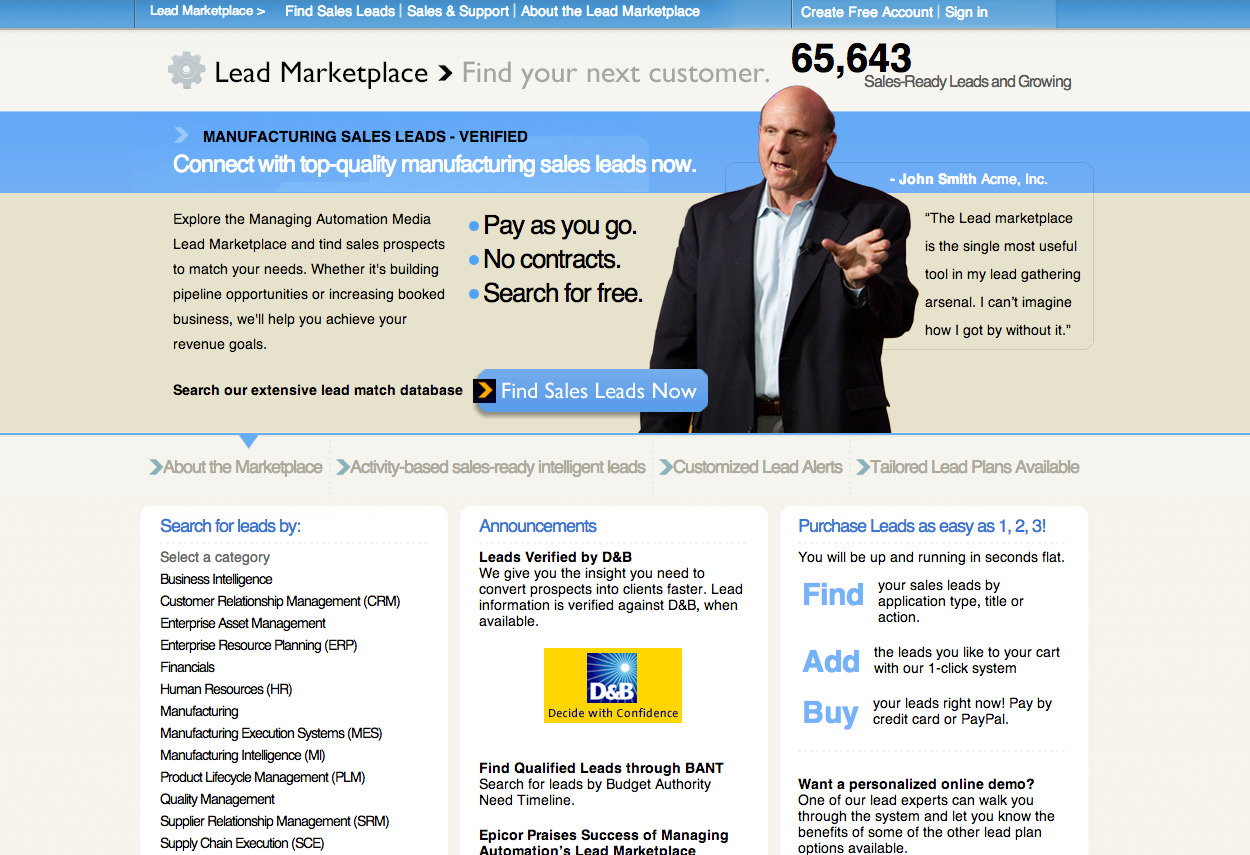 Lead Marketplace