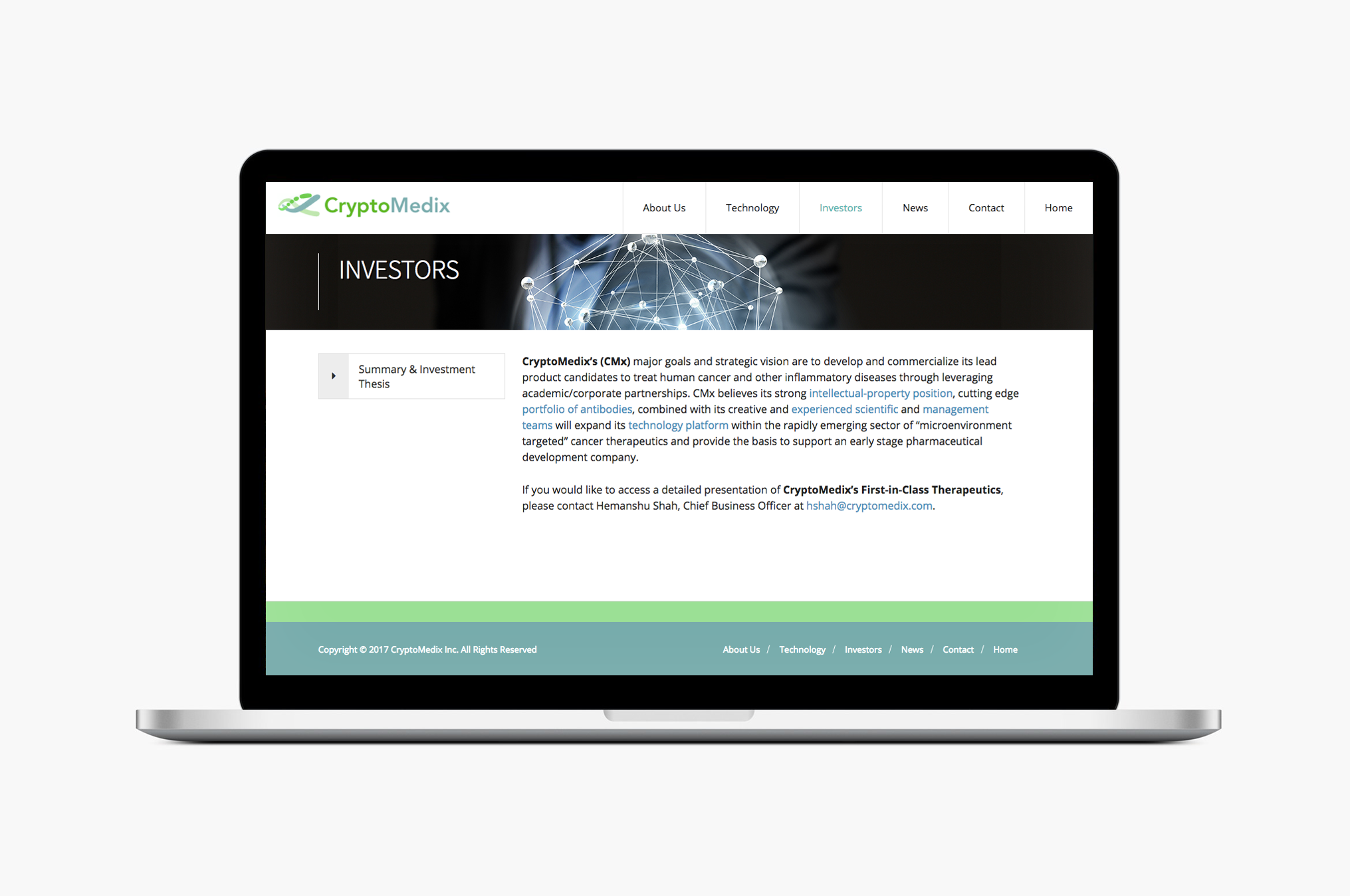 CryptoMedix-investors
